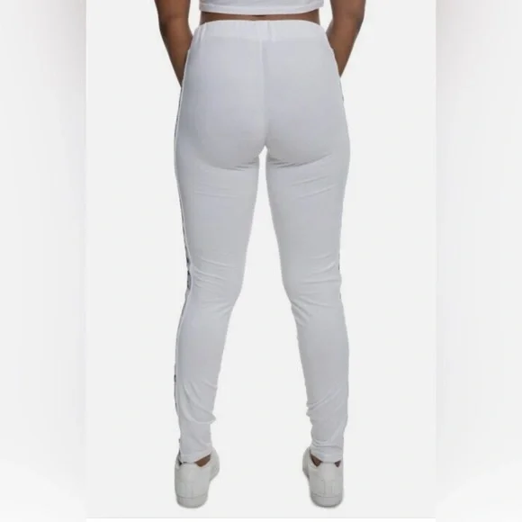 Kappa Women’s White Banda Logo Track Leggings – Size Large – NWT - Picture 4 of 5
